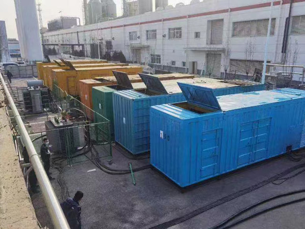 渝北柴油发电机出租案例展示